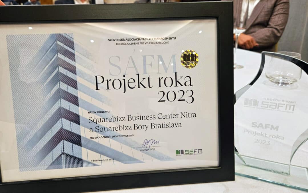 Projekt roka 2023 v Slovenskej asociácii facility managementu!