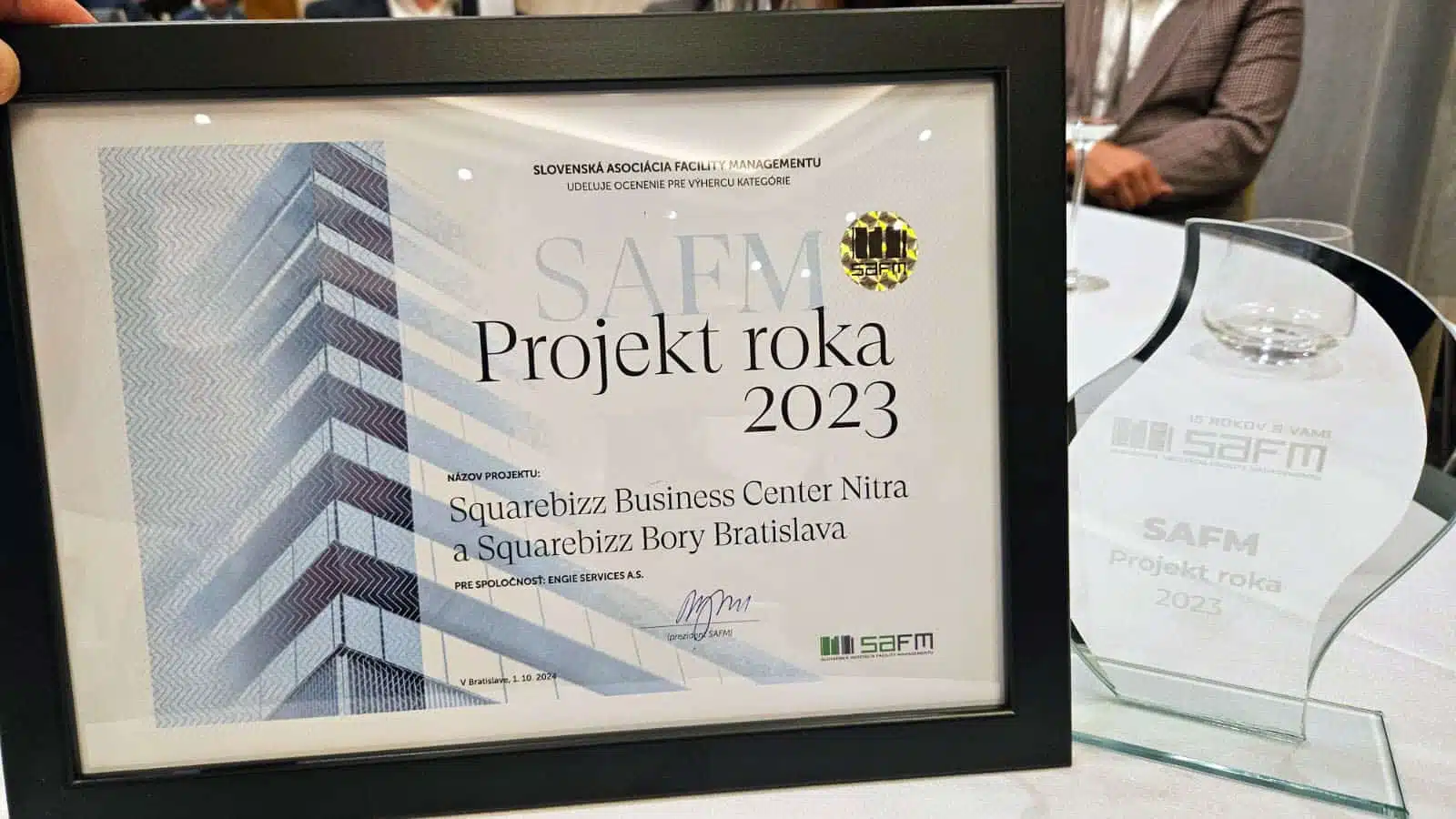 Projekt Roku 2023 w Słowackim Stowarzyszeniu Facility Managementu!