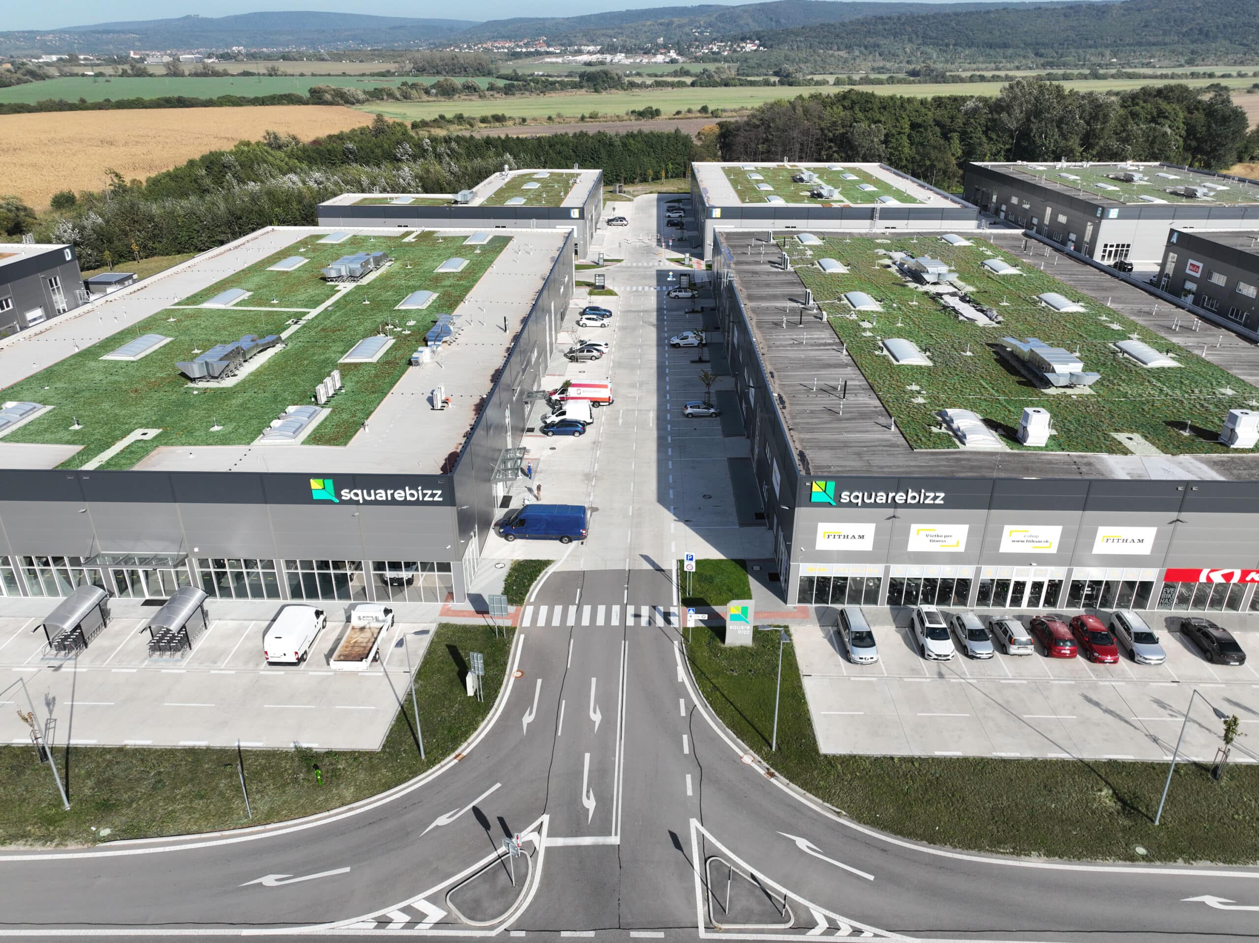 Projekt Squarebizz Bory – predajno-skladovacie a výstavné priestory